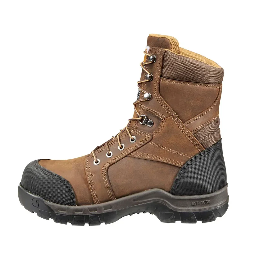 Αδιάβροχη μπότα εργασίας Rugged Flex® με μόνωση και σύνθετο προστατευτικό δάκτυλο 8"
