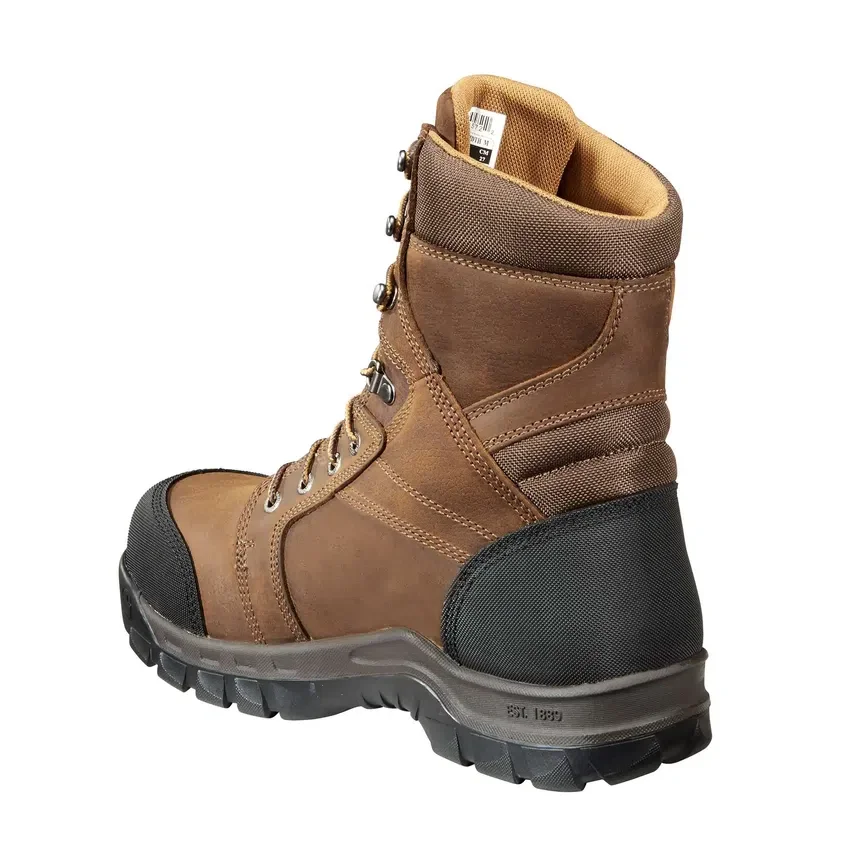 Αδιάβροχη μπότα εργασίας Rugged Flex® με μόνωση και σύνθετο προστατευτικό δάκτυλο 8"