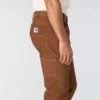 Ανδρικά παντελόνια ξυλουργού σειράς Crafted, φαρδιά εφαρμογή, ίσια γραμμή, από καμβά, με διπλή ενίσχυση στα γόνατα