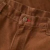 Ανδρικά παντελόνια ξυλουργού σειράς Crafted, φαρδιά εφαρμογή, ίσια γραμμή, από καμβά, με διπλή ενίσχυση στα γόνατα
