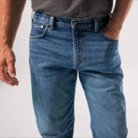 Ανδρικά τζιν εργασίας Loose Fit με ίσια γραμμή και τεχνολογία Rugged Flex