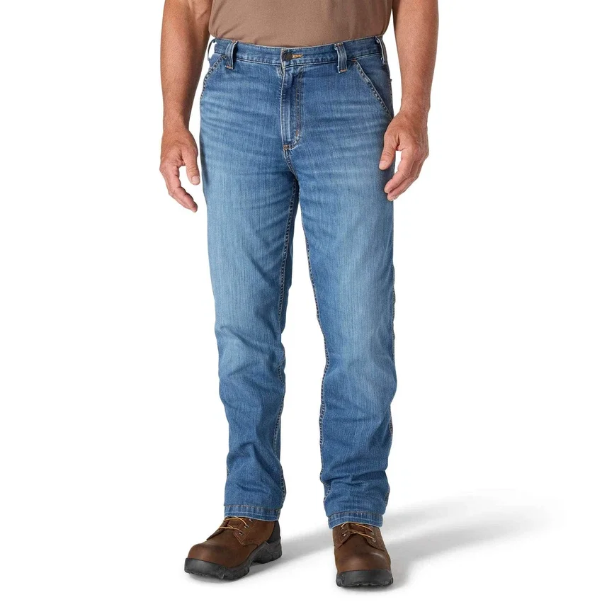 Ανδρικά τζιν εργασίας Relaxed Straight Rugged Flex