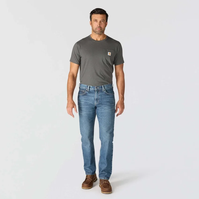 Ανδρικά τζιν εργασίας Relaxed Straight Rugged Flex