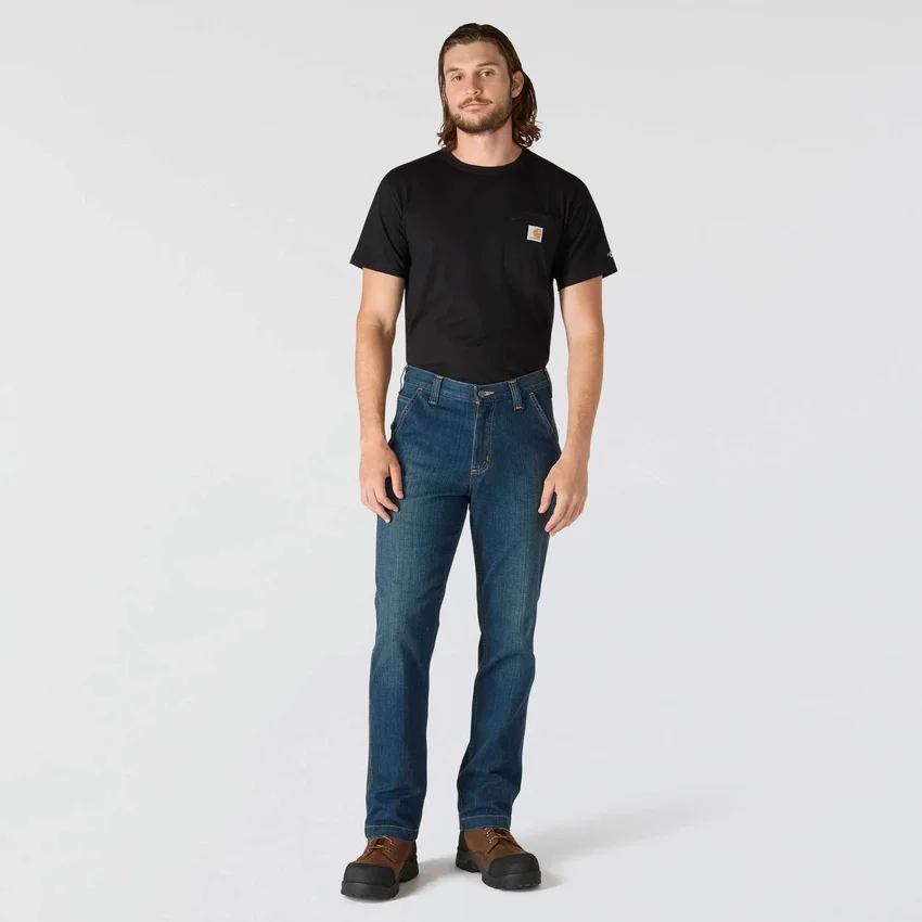 Ανδρικά τζιν εργασίας Relaxed Straight Rugged Flex