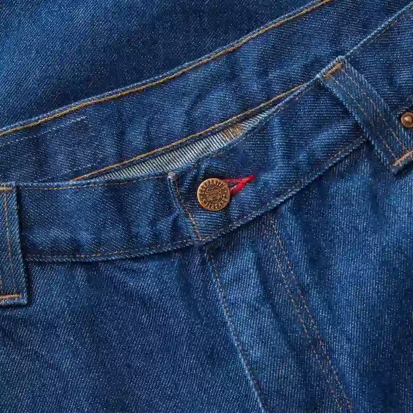 Ανδρικά τζιν εργασίας σειράς Crafted, φαρδιά εφαρμογή, ίσια γραμμή, διπλά γόνατα