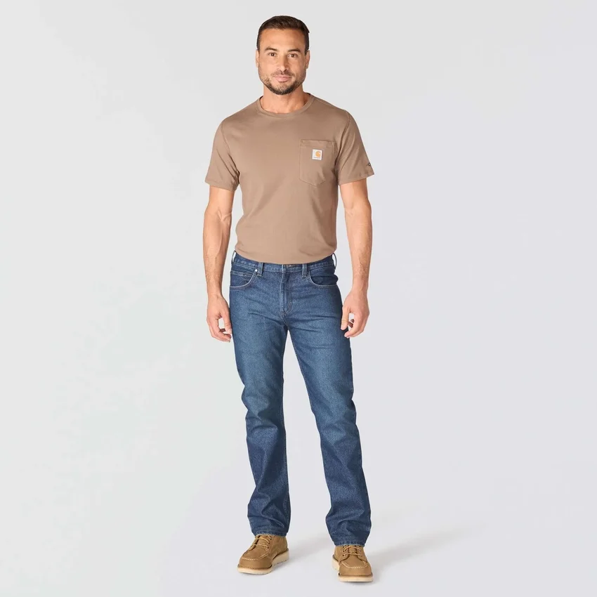 Ανδρικά τζιν εργασίας Slim Straight Rugged Flex