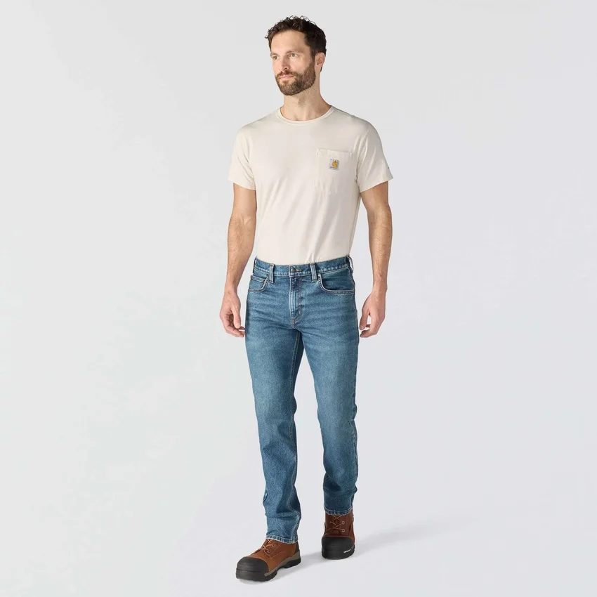 Ανδρικά τζιν εργασίας Slim Tapered Rugged Flex