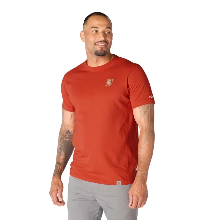 Ανδρικό αναπνεύσιμο Puma Force Puma T-shirt με λογότυπο και ιδιότητες απορρόφησης υγρασίας