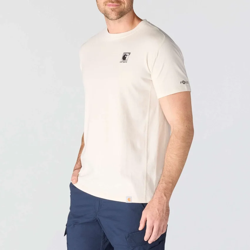 Ανδρικό αναπνεύσιμο Puma Force Puma T-shirt με λογότυπο και ιδιότητες απορρόφησης υγρασίας
