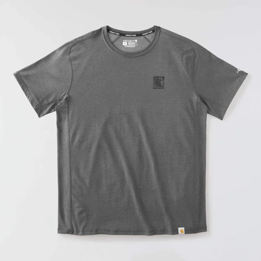 Ανδρικό αναπνεύσιμο Puma Force Puma T-shirt με λογότυπο και ιδιότητες απορρόφησης υγρασίας