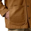 Ανδρικό Chore Coat Rugged Flex με χαλαρή εφαρμογή από ελαστικό βαμβακερό ύφασμα Duck