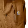 Ανδρικό Chore Coat Rugged Flex με χαλαρή εφαρμογή από ελαστικό βαμβακερό ύφασμα Duck