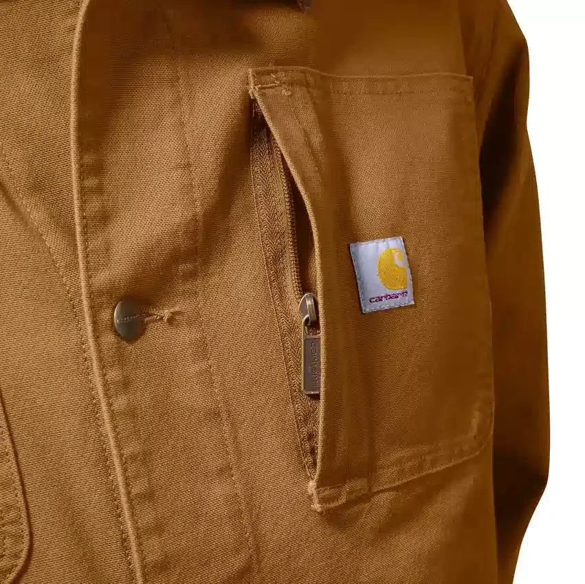 Ανδρικό Chore Coat Rugged Flex με χαλαρή εφαρμογή από ελαστικό βαμβακερό ύφασμα Duck