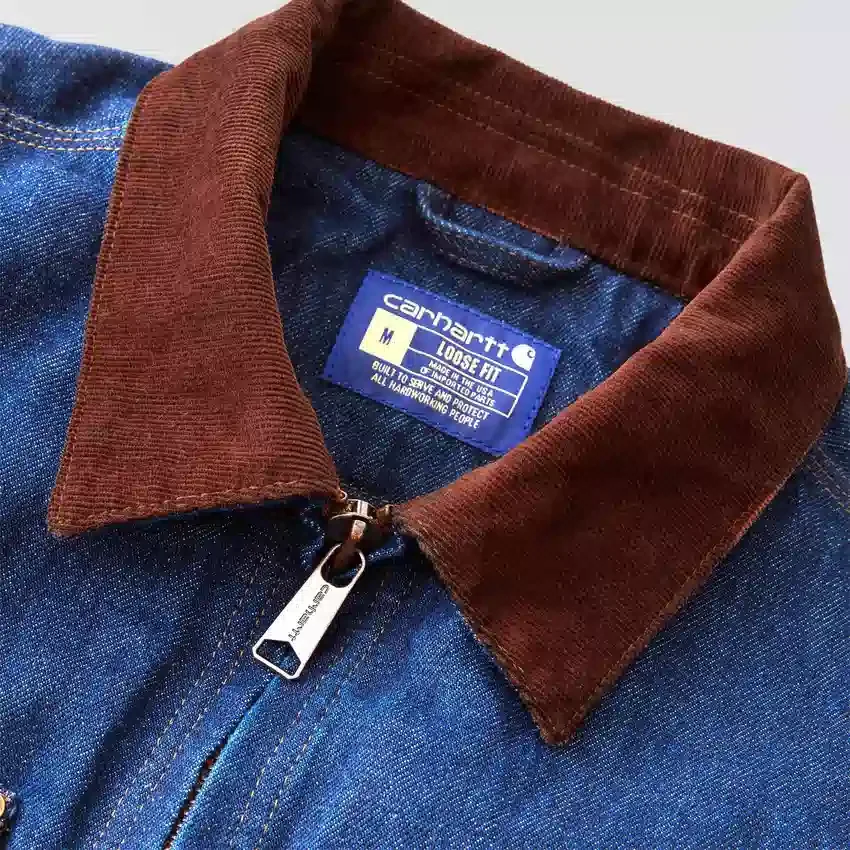 Ανδρικό Chore Coat της σειράς Crafted από τζιν με επένδυση Sherpa