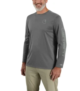 Ανδρικό ελαφρύ μακρυμάνικο T-shirt Force Sun Defender με προστασία UPF 50+ και απορρόφηση υγρασίας - Πουκάμισα αντηλιακής προστασίας