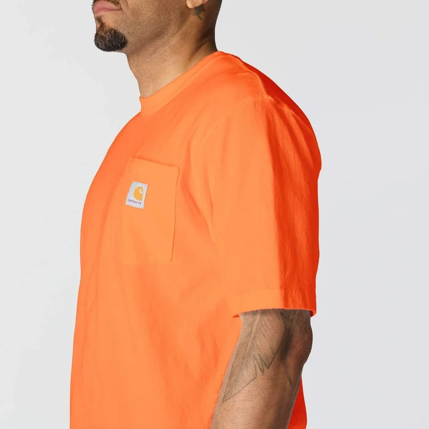 Ανδρικό εμβληματικό πουκάμισο K87 με φαρδιά εφαρμογή, βαρύ βαμβακερό ύφασμα και τσέπη