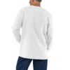 Ανδρικό φαρδύ, βαρύ, μακρυμάνικο T-shirt με τσέπη Dearborn με μανίκια