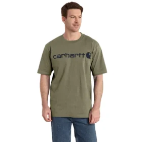 Ανδρικό φαρδύ βαρύ T-shirt Dearborn με λογότυπο