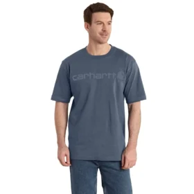 Ανδρικό φαρδύ βαρύ T-shirt Dearborn με λογότυπο