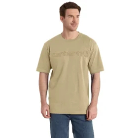 Ανδρικό φαρδύ βαρύ T-shirt Dearborn με λογότυπο