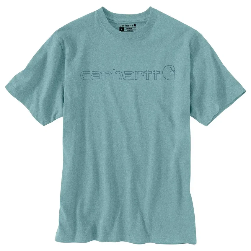 Ανδρικό φαρδύ βαρύ T-shirt Dearborn με λογότυπο