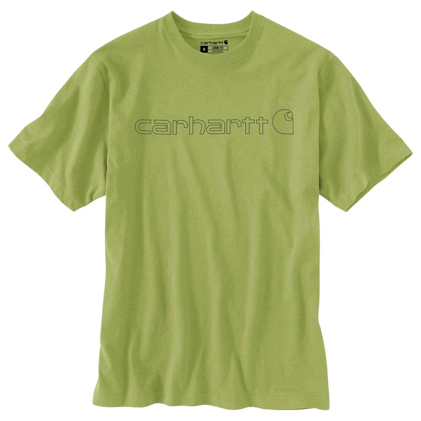 Ανδρικό φαρδύ βαρύ T-shirt Dearborn με λογότυπο