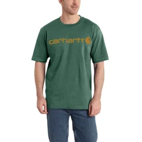 Ανδρικό φαρδύ βαρύ T-shirt Dearborn με λογότυπο