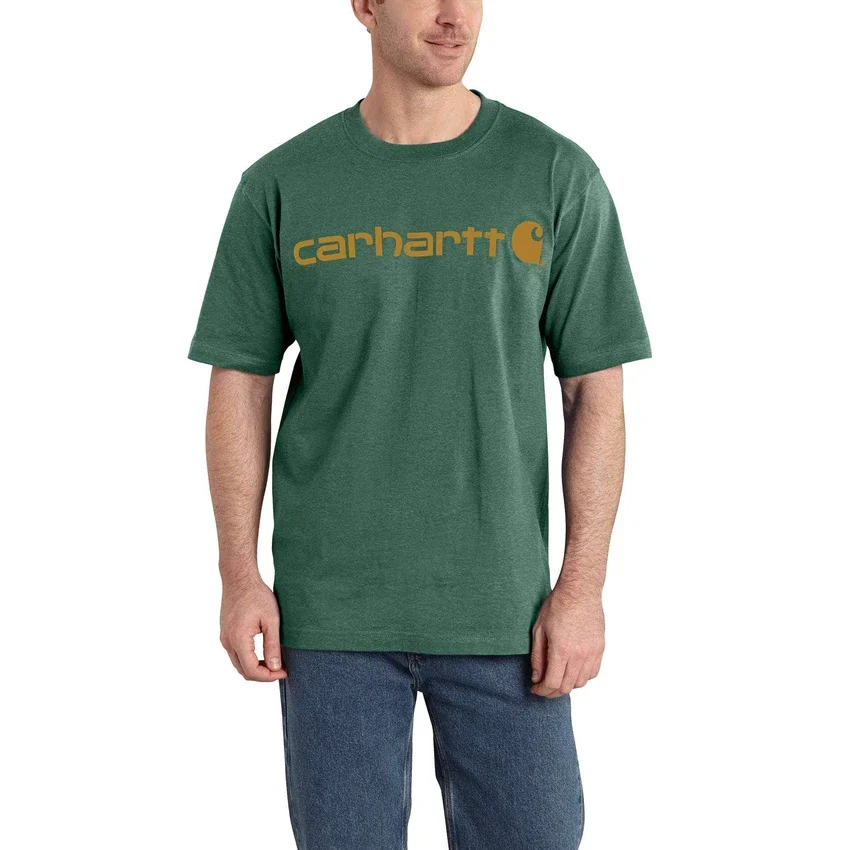 Ανδρικό φαρδύ βαρύ T-shirt Dearborn με λογότυπο