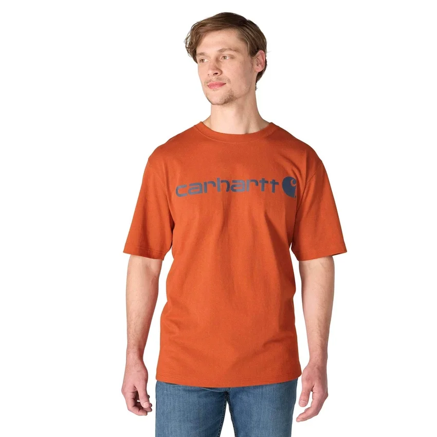 Ανδρικό φαρδύ βαρύ T-shirt Dearborn με λογότυπο