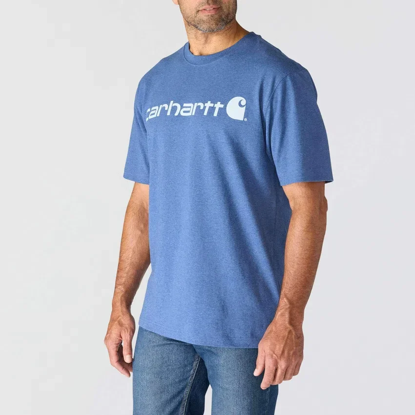 Ανδρικό φαρδύ βαρύ T-shirt Dearborn με λογότυπο