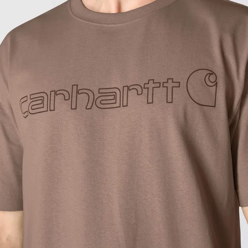 Ανδρικό φαρδύ βαρύ T-shirt Dearborn με λογότυπο