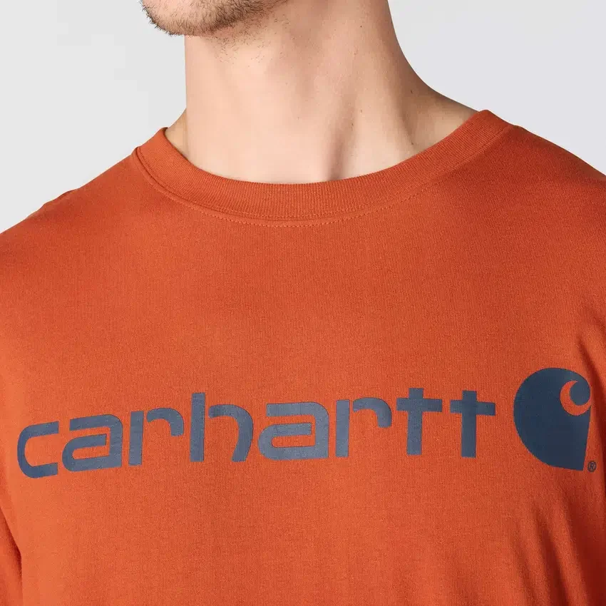 Ανδρικό φαρδύ βαρύ T-shirt Dearborn με λογότυπο