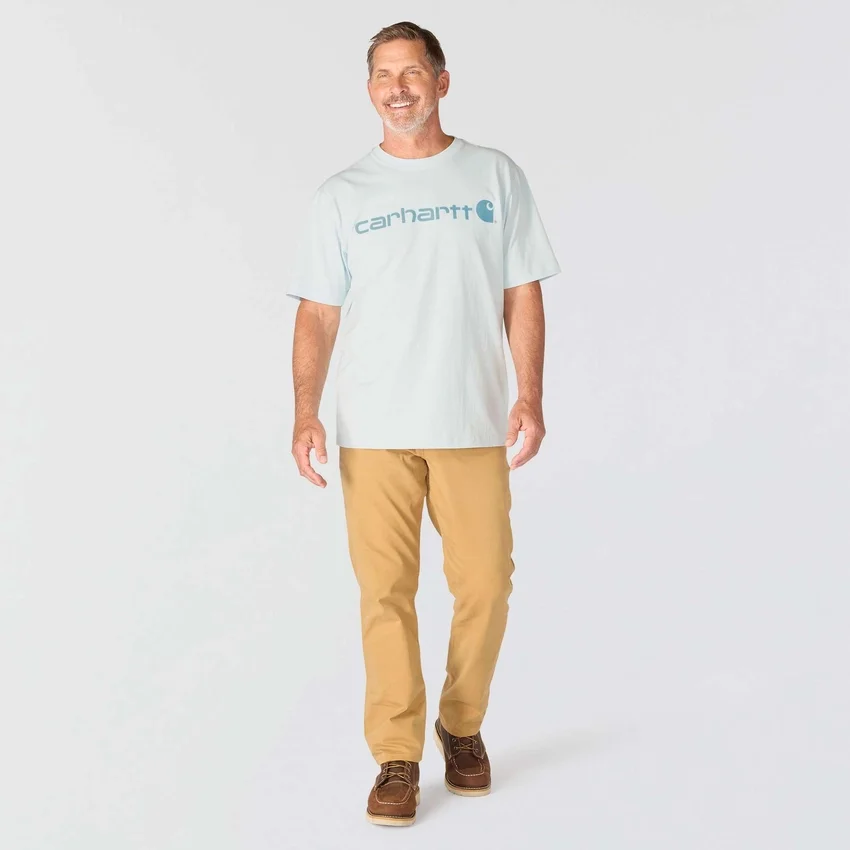 Ανδρικό φαρδύ βαρύ T-shirt Dearborn με λογότυπο