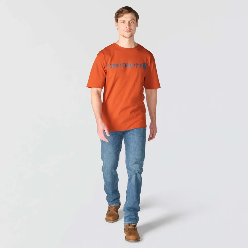 Ανδρικό φαρδύ βαρύ T-shirt Dearborn με λογότυπο