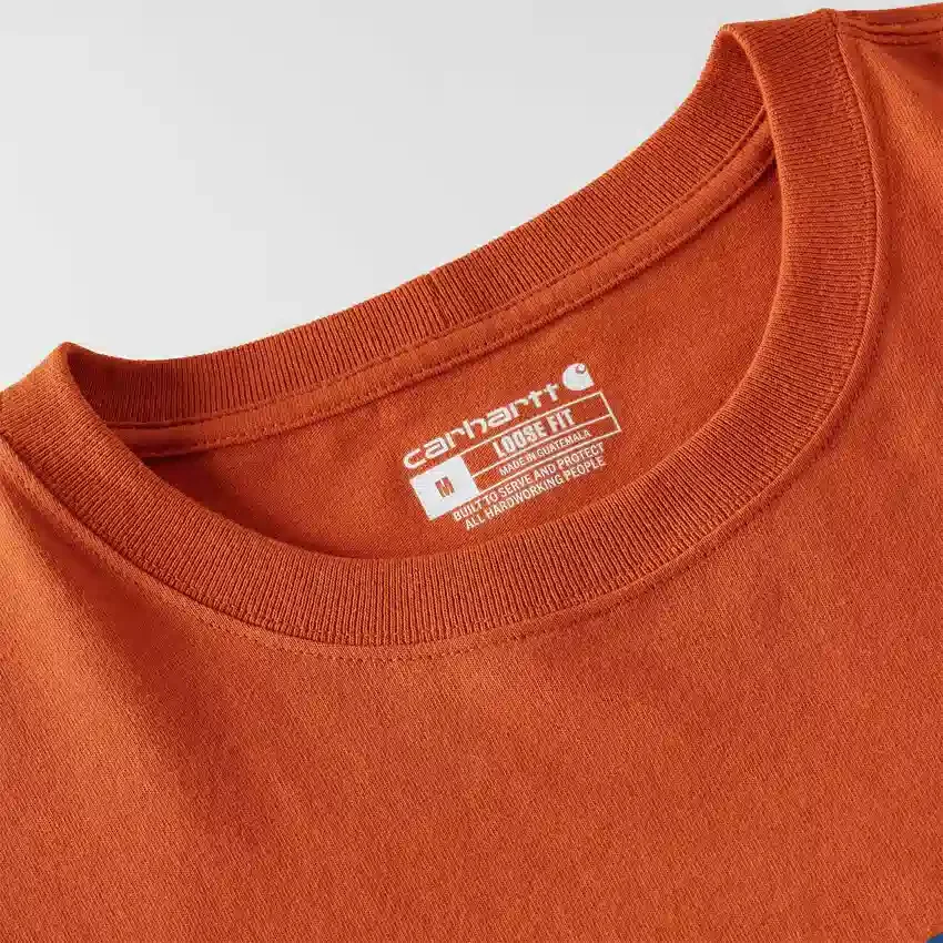 Ανδρικό φαρδύ βαρύ T-shirt Dearborn με λογότυπο