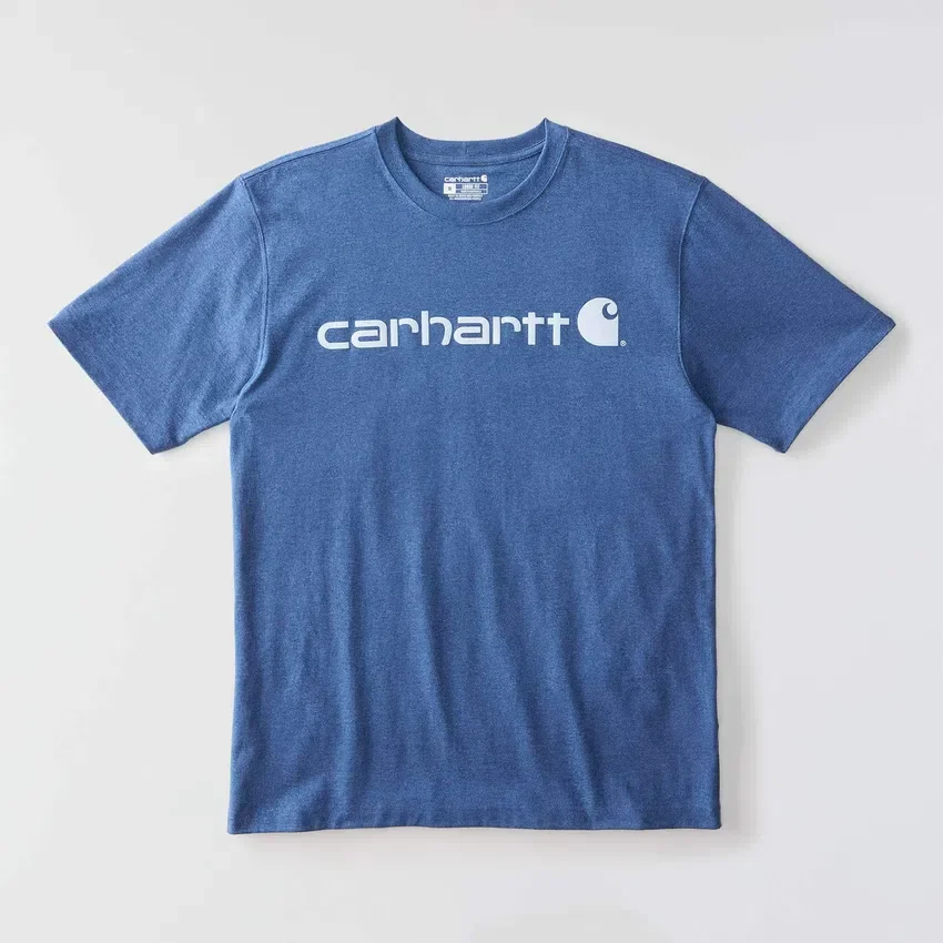 Ανδρικό φαρδύ βαρύ T-shirt Dearborn με λογότυπο