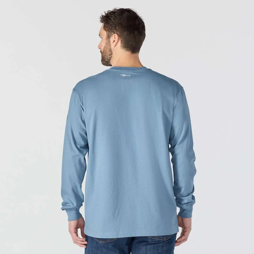 Ανδρικό Force Irvine Φαρδύ Μακρυμάνικο Τ-Shirt με Λογότυπο - Πυρίμαχα Πουκάμισα