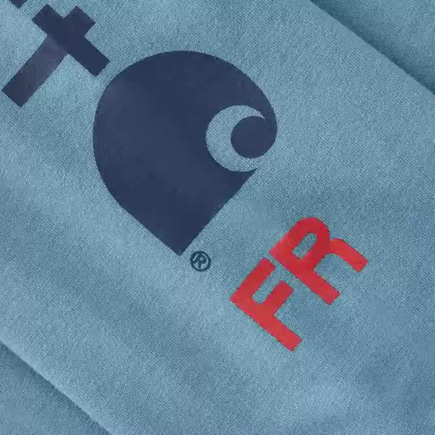 Ανδρικό Force Irvine Φαρδύ Μακρυμάνικο Τ-Shirt με Λογότυπο - Πυρίμαχα Πουκάμισα
