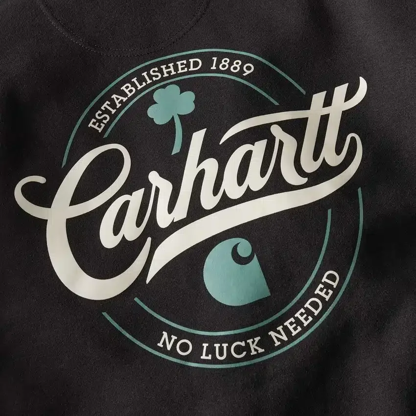 Ανδρικό φούτερ με κουκούλα και γραφικό Marquette Shamrock Script - Φούτερ για την Ημέρα του Αγίου Πατρικίου