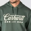 Ανδρικό φούτερ με κουκούλα Marquette Shamrock Graphic - Φούτερ για την Ημέρα του Αγίου Πατρικίου