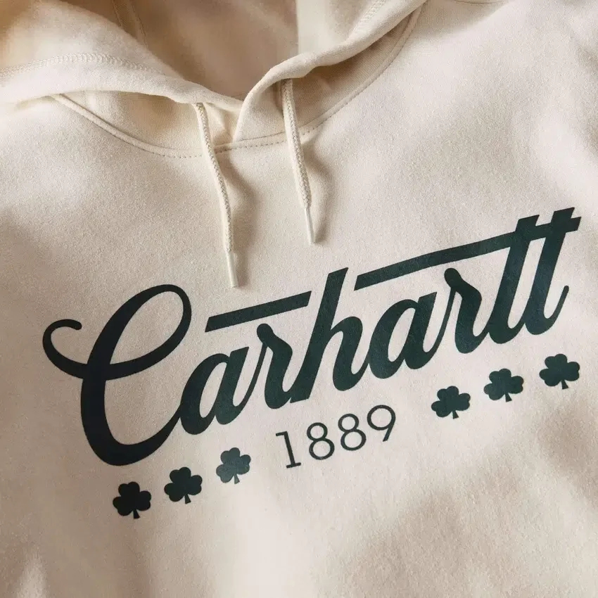 Ανδρικό φούτερ με κουκούλα Marquette Shamrock Graphic - Φούτερ για την Ημέρα του Αγίου Πατρικίου