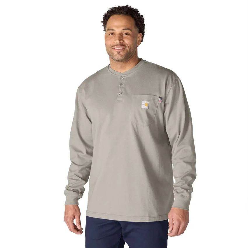 Ανδρικό Fr Force Dearborn Henley με φαρδιά εφαρμογή και μακριά μανίκια