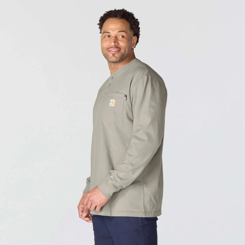 Ανδρικό Fr Force Dearborn Henley με φαρδιά εφαρμογή και μακριά μανίκια