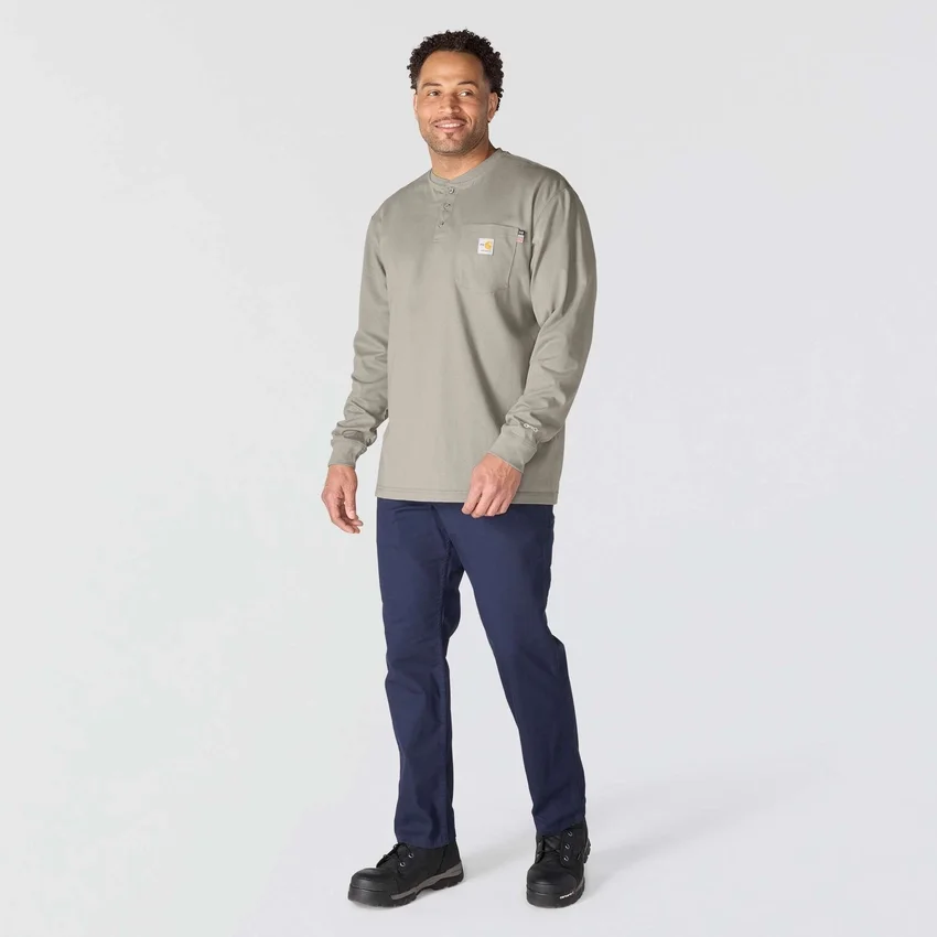 Ανδρικό Fr Force Dearborn Henley με φαρδιά εφαρμογή και μακριά μανίκια