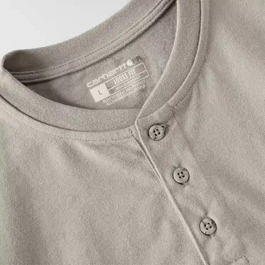Ανδρικό Fr Force Dearborn Henley με φαρδιά εφαρμογή και μακριά μανίκια