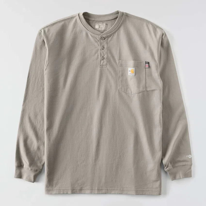 Ανδρικό Fr Force Dearborn Henley με φαρδιά εφαρμογή και μακριά μανίκια