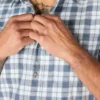Ανδρικό καρό πουκάμισο Bozeman με χαλαρή εφαρμογή και κοντά μανίκια