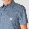 Ανδρικό καρό πουκάμισο Montana Bozeman με χαλαρή εφαρμογή και κοντά μανίκια