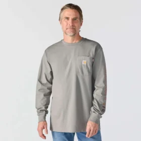 Ανδρικό μακρυμάνικο T-shirt Force Irvine Fr με σχέδιο φλογών – Πυρίμαχα πουκάμισα