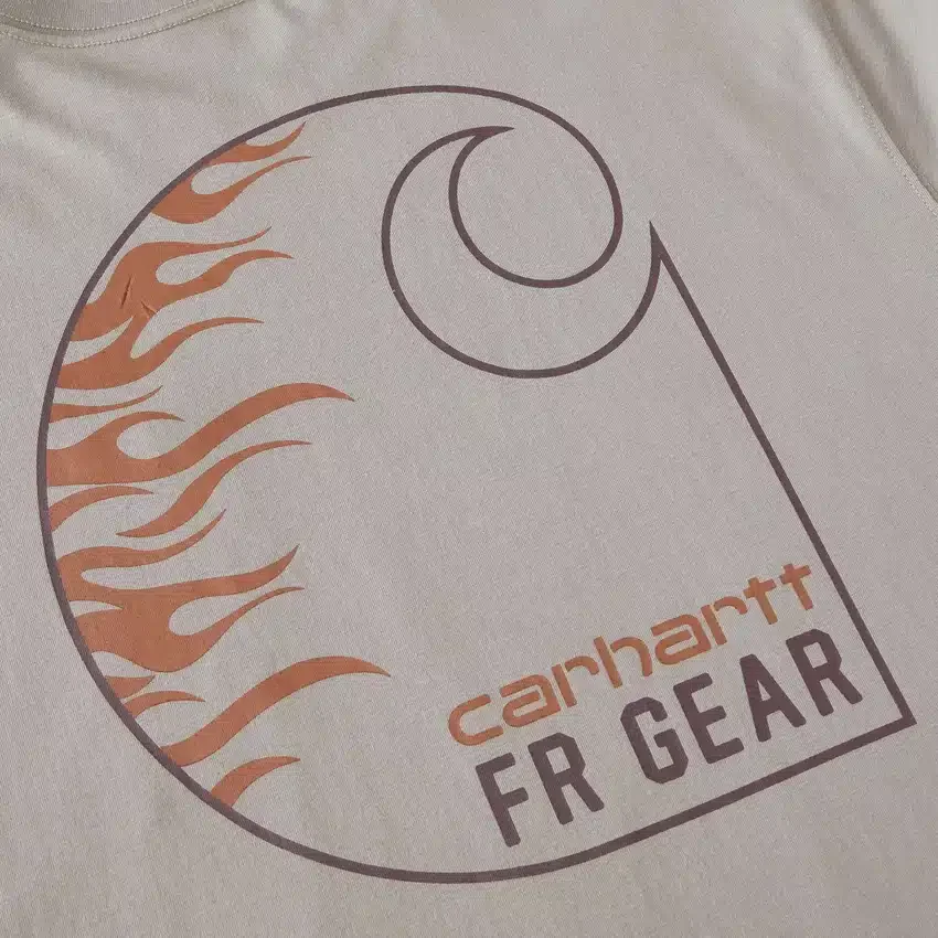 Ανδρικό μακρυμάνικο T-shirt Force Irvine Fr με σχέδιο φλογών - Πυρίμαχα πουκάμισα